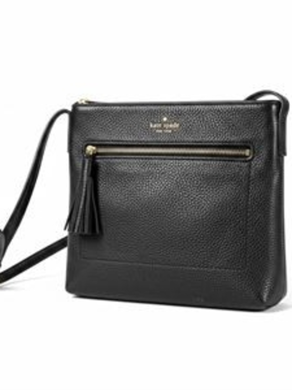 Kate Spade Chester Street Dessi Black Pebbled Leather Crossbody Bag